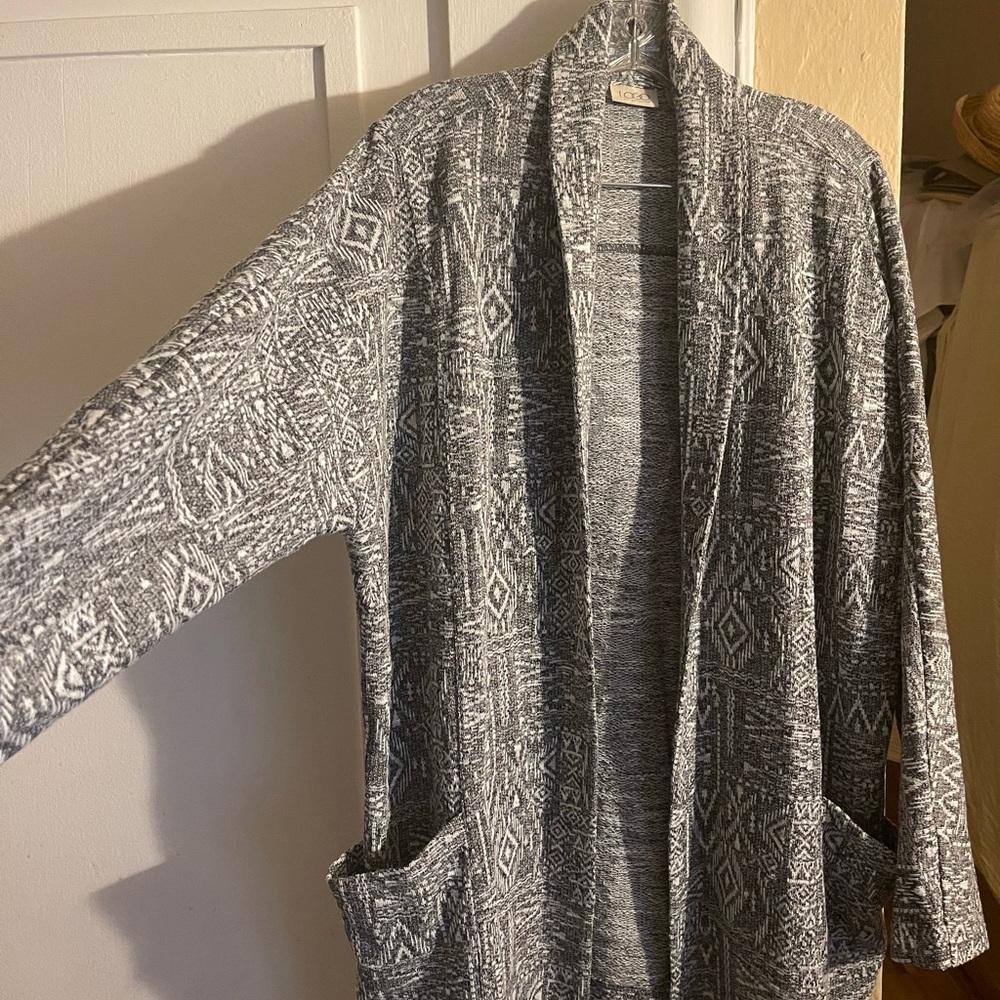 Gray Patterned Women's Jacket - image 1